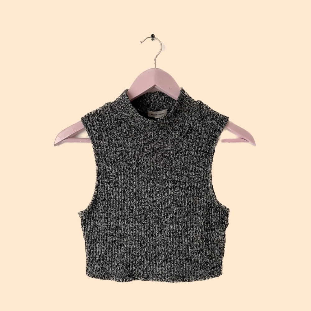 Silence + Noise Sweater Crop Top